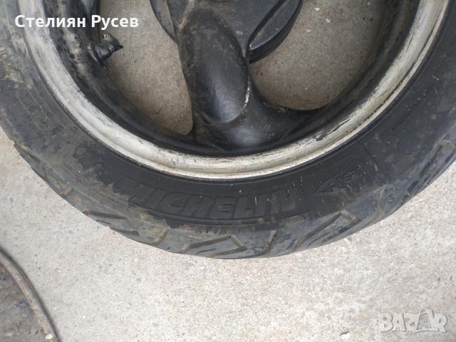 задна джанта с гума за kymco agility city 50cc -40лв -130/70/12 ГУМА Мишелин -НЯМАМ НИЩО ДРУГО   089, снимка 6 - Мотоциклети и мототехника - 29741036