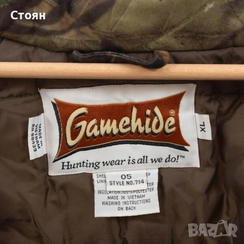 Vintage Mossy Oak Forest Camo Ватирано Puffer Яке, снимка 3 - Якета - 52022743