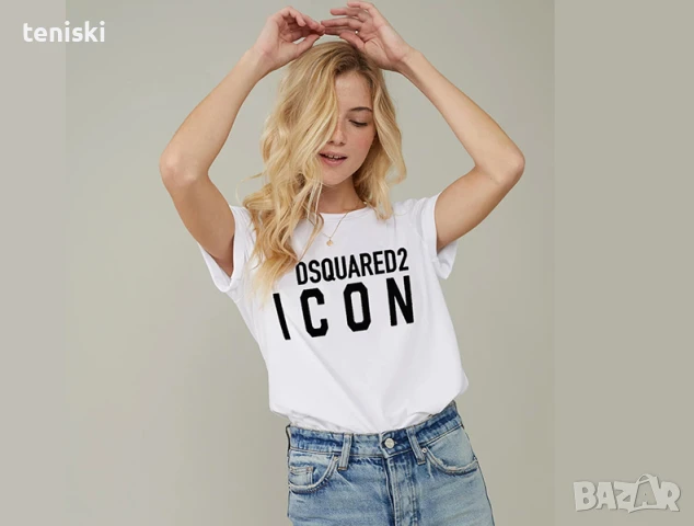 Тениски DSQUARED2 Icon Принт Модели и размери, снимка 6 - Тениски - 50641179