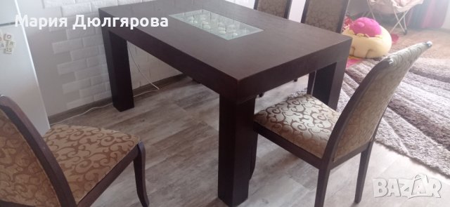 Трапезна маса 140/90/77 , снимка 2 - Маси - 42764857