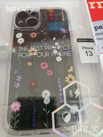 НАМАЛЕНИ!!!Iphone 12,13,14,12 Pro,12 Pro Max,13 Pro,14 Pro прозрачен луксозен гръб с цветя, снимка 10 - Калъфи, кейсове - 42134415