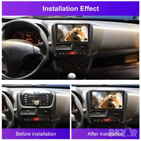 Мултимедия, Двоен дин, за FIAT DOBLO, OPEL COMBO, Андроид, навигация, 2 Дин, плеър, с Android, Фиат, снимка 3 - Аксесоари и консумативи - 42037740