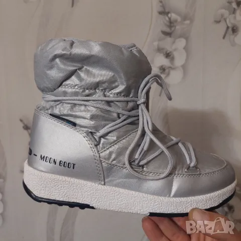 Moon Boot Jr Girl Low  Silver номер 35 ботуши, снимка 17 - Детски боти и ботуши - 47779215