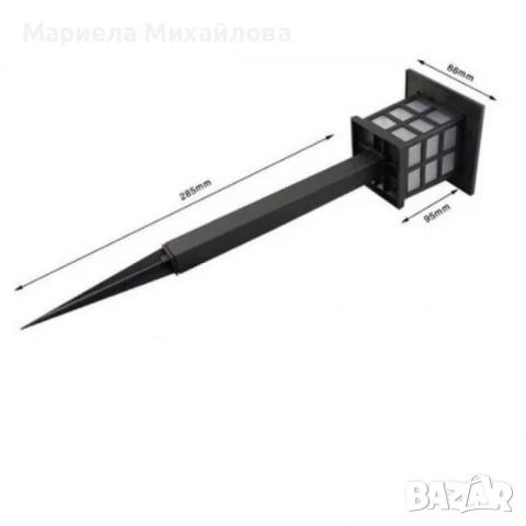 Комплект от 6 броя соларни LED лампи за двор и градина, снимка 5 - Соларни лампи - 47809935