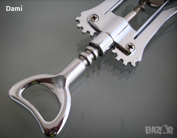 Двураменен тирбушон с отварачка, снимка 3 - Аксесоари за кухня - 52923325