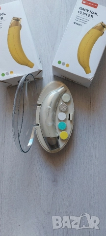 Електрическа бебешка нокторезачка Angelbliss MJQ001 с 5 глави и LED светлина, снимка 3 - Други - 52940752