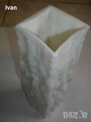 Ваза Стъкло Мурано Цветно-20см Височина-Квадратна 6х6 см-Нова, снимка 13 - Вази - 39814422