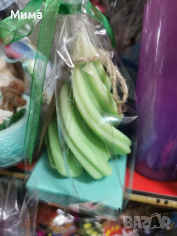 Ароматна коледна свещ - Елха усукана