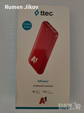 Продавам външна батерия ttec, снимка 2 - Външни батерии - 53967476