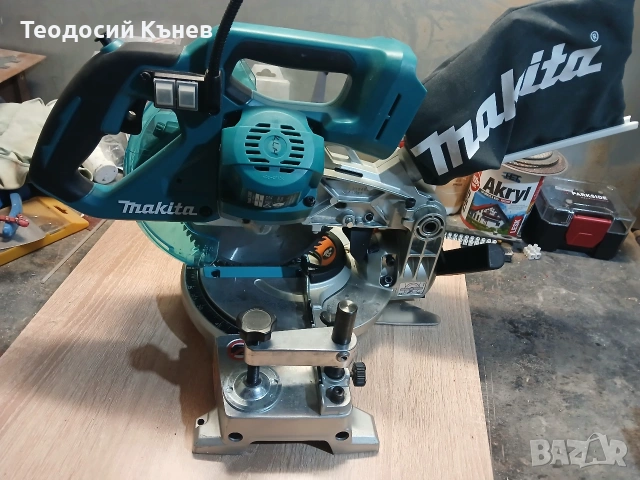 Акумулаторен настолен циркуляр Makita DLS600Z, снимка 4 - Други инструменти - 54099406