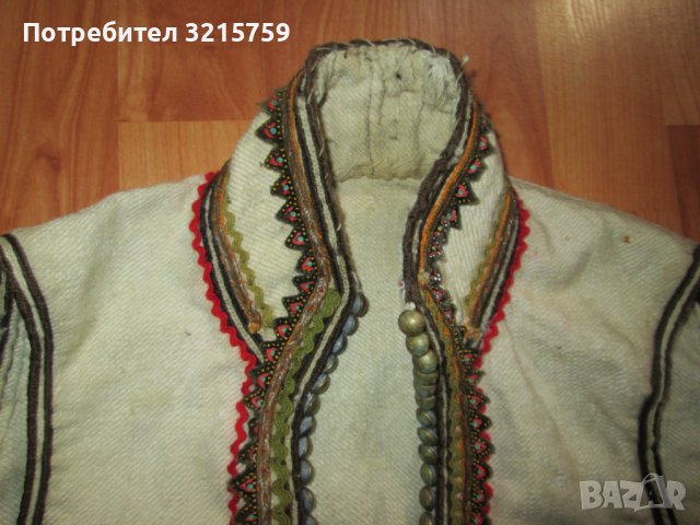 19в. Стар автентичен елек за носия -бронзови копчета и сърма, снимка 3 - Антикварни и старинни предмети - 38124474