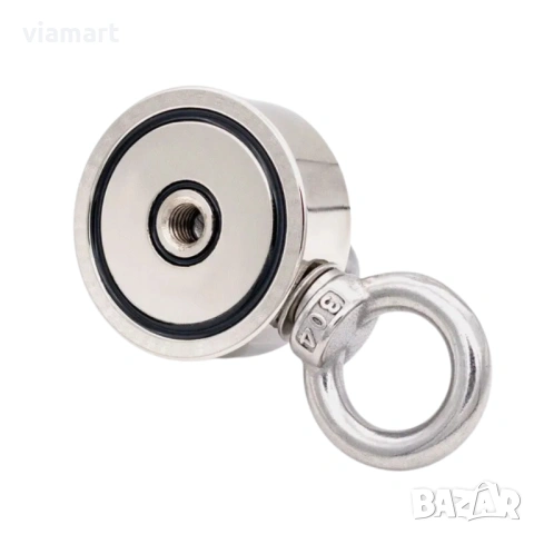 Двустранен неодимов магнит Matanto KNM48-2, 80 кг сила на притегляне, снимка 2 - Други инструменти - 53977779