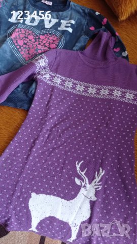 Есенно-зимни блузи и пуловери за момичета, снимка 2 - Детски пуловери и жилетки - 38151998