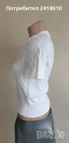 POLO Ralph Lauren Cable Pima Cotton Size XXS НОВО! ОРИГИНАЛ! Дамски Пуловер без Ръкави!, снимка 13 - Блузи с дълъг ръкав и пуловери - 54235951