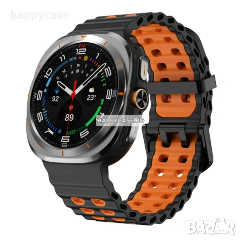 Samsung Galaxy Watch Ultra 47 mm 2025 / 2024 / MARINE Силиконова каишка, снимка 2 - Каишки за часовници - 54358102