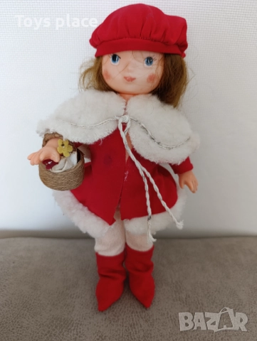 Стара кукла от соца Червената шапчица , снимка 2 - Колекции - 51709024