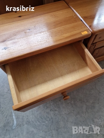 Масивни Нощни Шкафчета-2бр.-ОБЯВЕНАТА ЦЕНА Е ЗА БРОЙ!-внос от Германия!, снимка 5 - Шкафове - 52166452