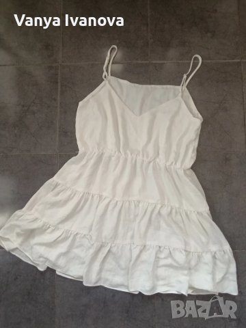 Tussah нежна бяла рокля, снимка 4 - Рокли - 50753888