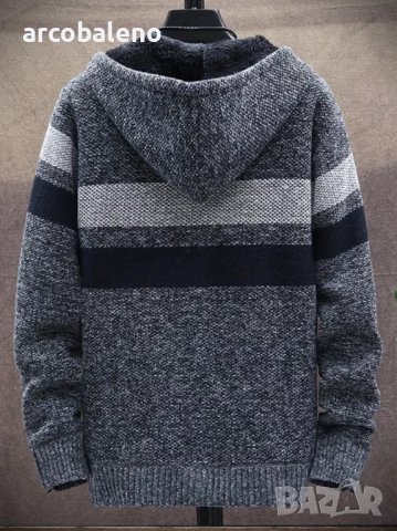 Мъжко есенно-зимно яке с качулка, 5цвята  , снимка 10 - Якета - 39241374