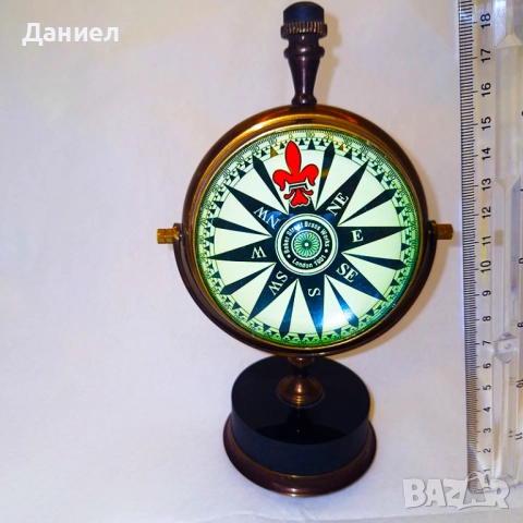 Бронзов часовник с ретро дизайн, снимка 4 - Други - 52028888