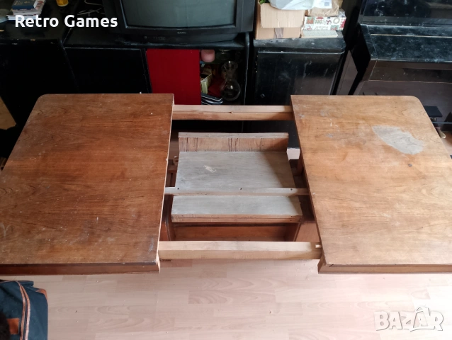 Дървена маса , снимка 3 - Маси - 54219752