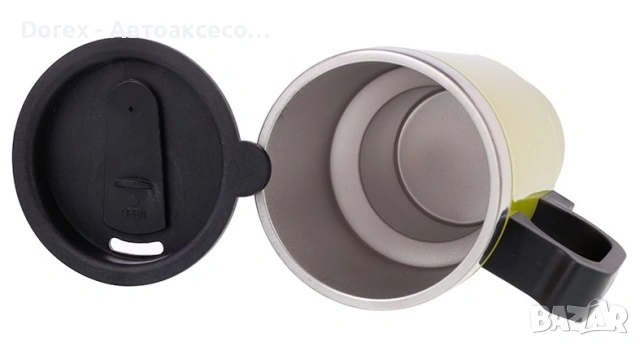 Електрическа термо чаша за кола - Carmotion - 12V, 450 мл., снимка 2 - Аксесоари и консумативи - 54190607