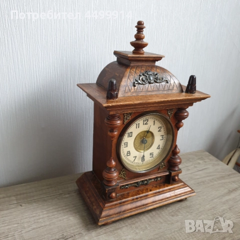 Стар настолен часовник с латерна, снимка 4 - Антикварни и старинни предмети - 51832520