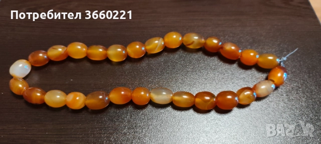 Оранжев ахат, снимка 7 - Колиета, медальони, синджири - 52255241