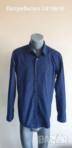 Hugo Boss Ronni _ 53 Slim Fit Mens Size L ОРИГИНАЛ! Мъжка Риза!, снимка 12 - Ризи - 49361844