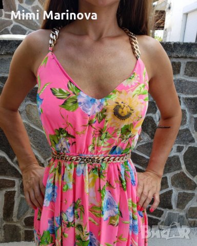 Промо днес!!!Изящна цикламена рокля за повод🔝🔝🔝 Единствена бройка , снимка 2 - Рокли - 29843196