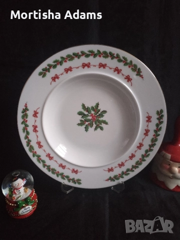 Коледна чиния