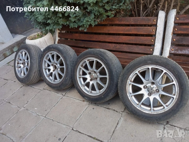 4 броя летни гуми с размер 205/55 R16 с лети джанти , снимка 4 - Гуми и джанти - 51999815