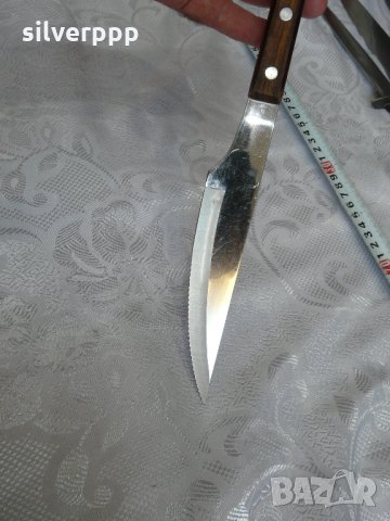  YAX Serrated Knife Wood Handle Japan , снимка 4 - Други ценни предмети - 29290685