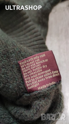 Harkila Мъжки ловен пуловер 100% Вълна, снимка 5 - Пуловери - 52877146