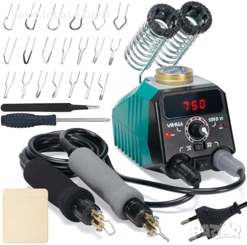 YIHUA 939D-VI пирограф с двоен писалка и дигитален дисплей