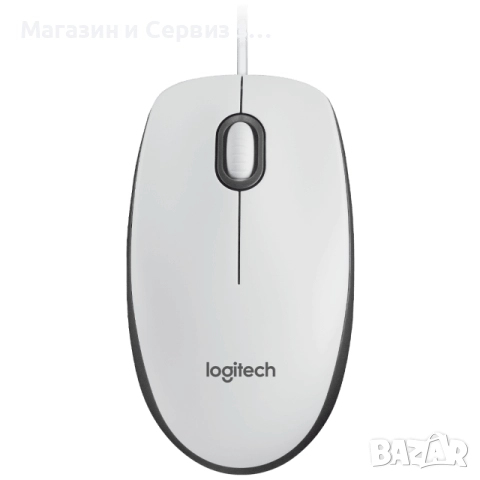 Жична оптична мишка LOGITECH M100, снимка 2 - Клавиатури и мишки - 52399345