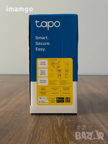 Чисто нова Wi-Fi Камера TP-Link Tapo C320WS (2K QHD / Външна), снимка 9 - IP камери - 54036803