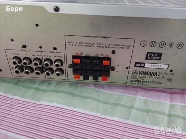 YAMAHA R3 Natural Sound Stereo Receiver , снимка 9 - Ресийвъри, усилватели, смесителни пултове - 37622604