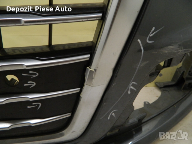 Предна броня Audi Q7 S-Line 4M, 2017, 2018, 2019, 2020, оригинален код 4M0807096A, снимка 5 - Части - 51925242