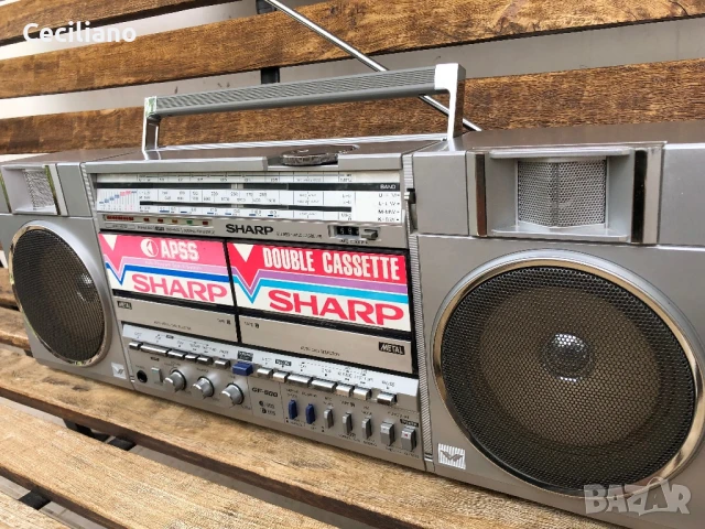 SHARP GF 500H -Колекционерски радиокасетофон! Като Нов-супер запазен!, снимка 7 - Радиокасетофони, транзистори - 50470270