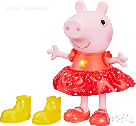 Peppa Pig Интерактивна Пепа Музикална кукла Пепа Парти в калните локви, снимка 6 - Образователни игри - 53208802