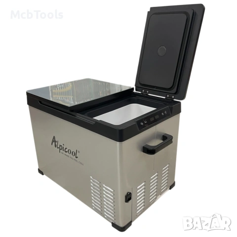 Хладилна кутия за автомобил и къмпинг Alpicool CD45 – 30 литра две отделения / 12V / 24V / 220V, снимка 2 - Аксесоари и консумативи - 53274489