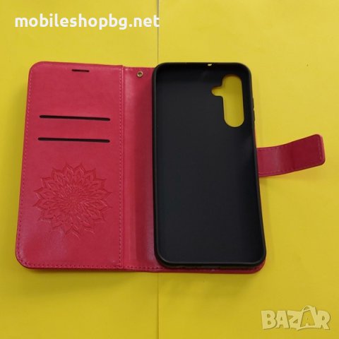 калъф за Samsung Galaxy A25 страничен с илюстрация лилав розов, снимка 6 - Калъфи, кейсове - 44210786