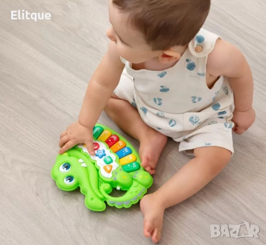 Музикална образователна йоника крокодилче