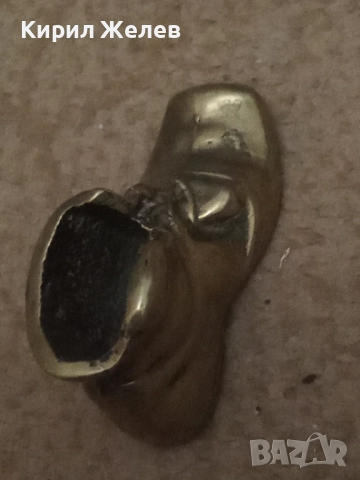 Месингова обувка 50614, снимка 3 - Антикварни и старинни предмети - 52124733