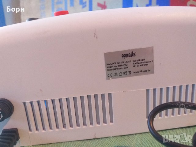 Печка за маникюр 99 Nails 99n-uvl 1, снимка 6 - Педикюр и маникюр - 31427935