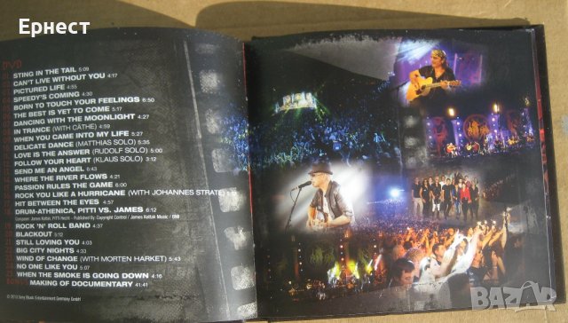 Специално издание Scorpions - MTV Unplugged in Athens 2 CD + DVD, снимка 10 - CD дискове - 38249802