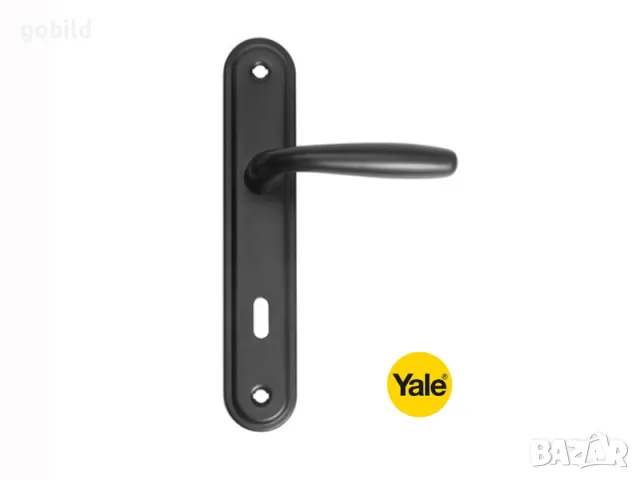 НАЙ НИСКА ЦЕНА!!! Дръжка врата 70 и 90 мм, черна Deka YALE БЪЛГАРИЯ, снимка 2 - Интериорни врати - 50211100