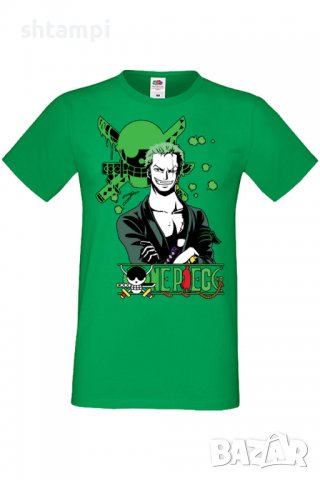 Мъжка тениска One Piece Roronoa Zoro 03,Анимация,игра,Празник,Повод,, снимка 7 - Тениски - 38122293