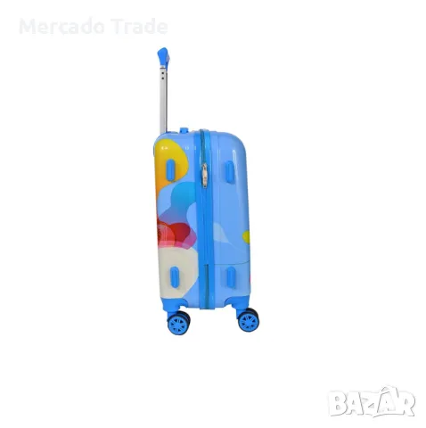 Детски куфар Mercado Trade, Поликарбон, Топка 2 , Различни размери, снимка 4 - Куфари - 47702032